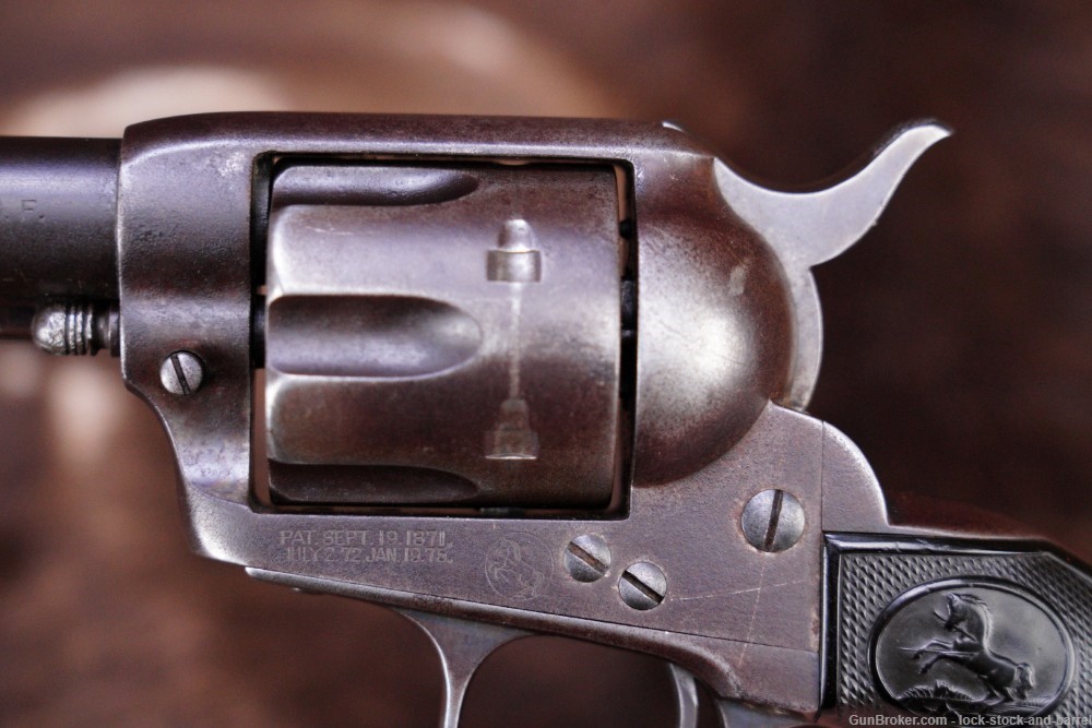Colt 1st Gen Single Action Army SAA 4.75" .38-40 WCF Revolver, 1897 Antique-img-12