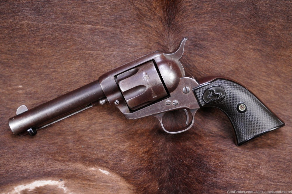 Colt 1st Gen Single Action Army SAA 4.75" .38-40 WCF Revolver, 1897 Antique-img-3