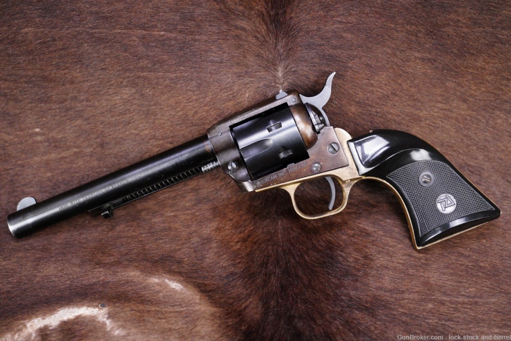 Armi F LLI Tanfoglio Excam Inc Model TA22 TA-22 .22 WMR 6” SA Revolver 1980-img-3