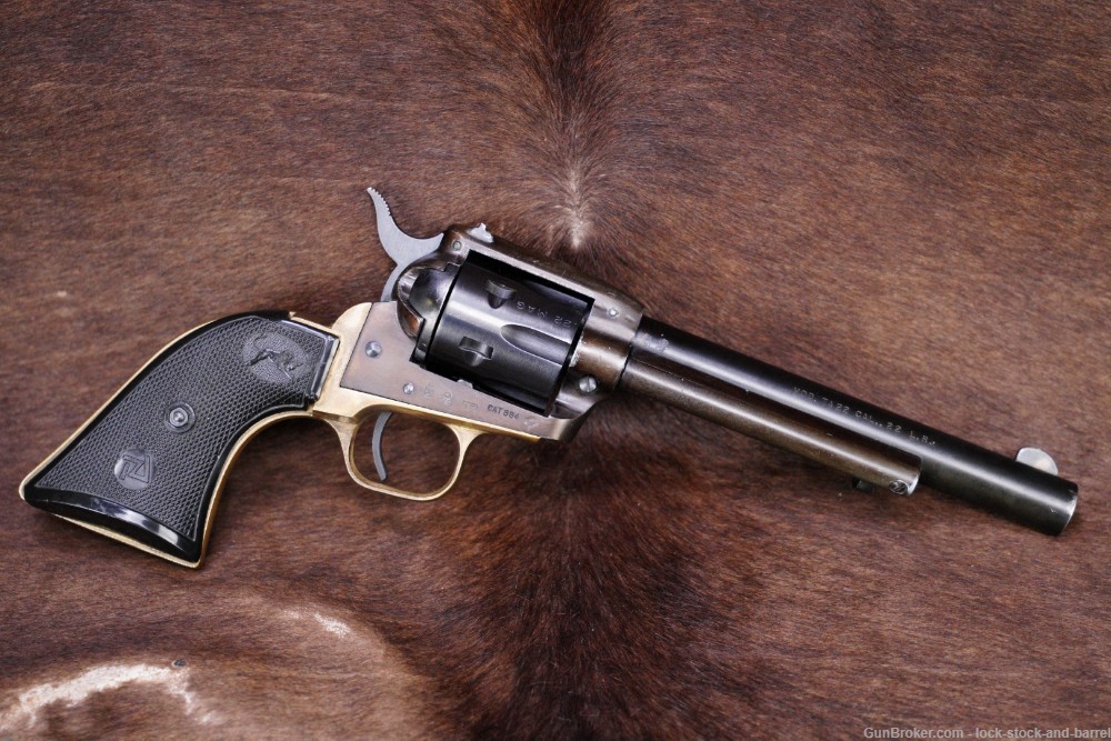 Armi F LLI Tanfoglio Excam Inc Model TA22 TA-22 .22 WMR 6” SA Revolver 1980-img-2