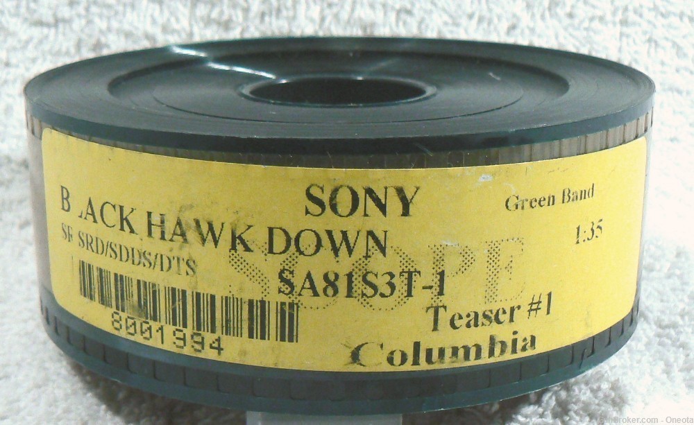 Black Hawk Down 35mm Movie Teaser #1 Trailer Free S&H-img-0