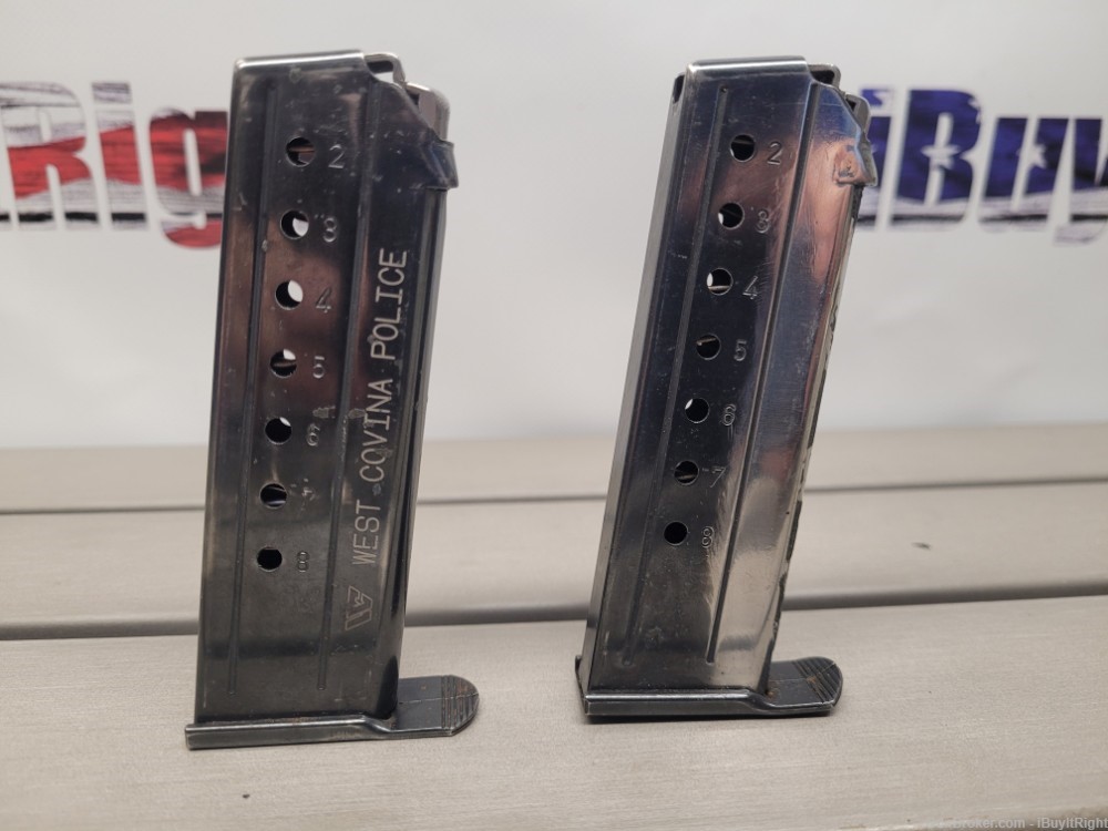 Two H&K P7 M8 8 Round Magazines II IH Date Codes West Covina Police-img-4