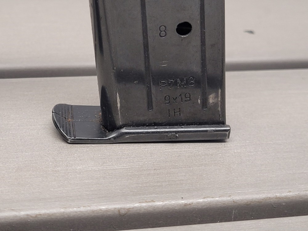 Two H&K P7 M8 8 Round Magazines II IH Date Codes West Covina Police-img-2