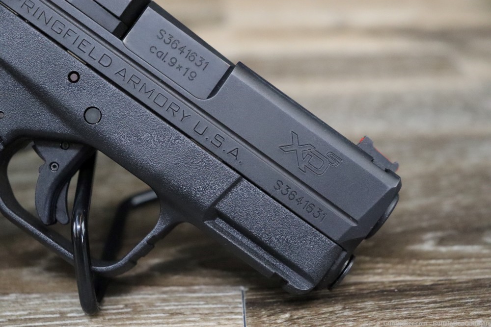 Springfield XD-S 9mm Semi Auto Pistol w/ Original Box, Range Bag, 5 Mags-img-7