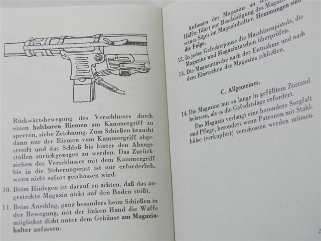 GERMAN MP40 SUB-MACHINE GUN BOOKLET-img-2