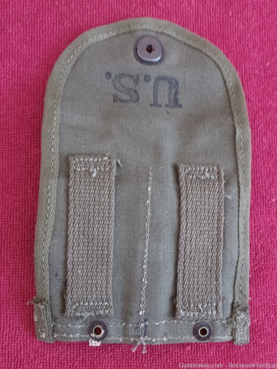 WWII U.S. G.I. ISSUE IVER JOHNSON CARBINE MAGAZINE POUCH-img-3