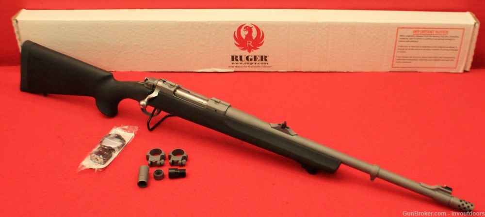 Ruger Hawkeye All Weather Model 77 .375 Ruger 21"-barrel bolt action rifle.-img-0