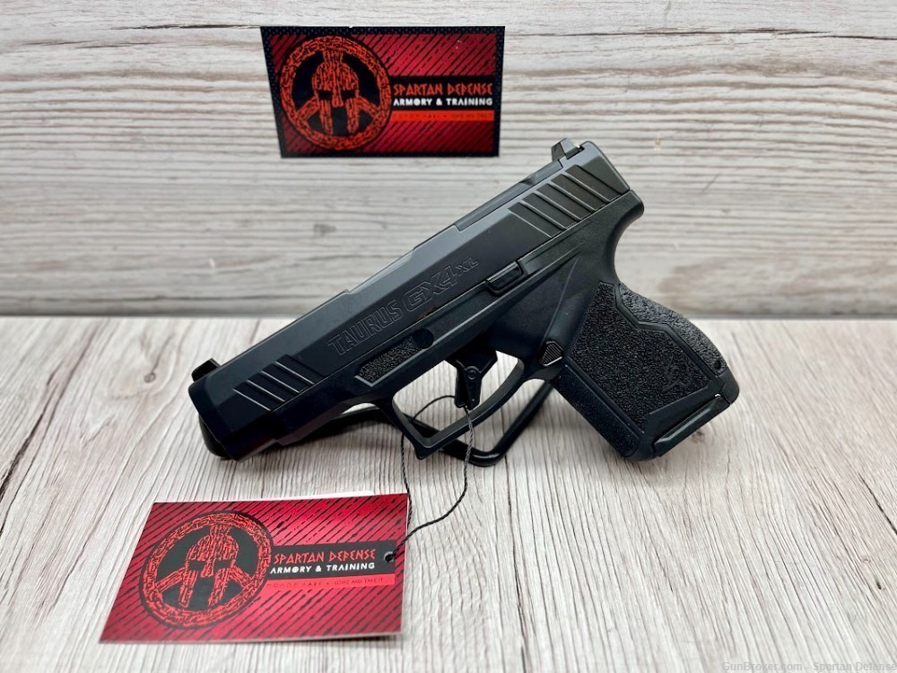 Taurus GX4 XL 9mm Luger 3.70" Black Steel TORO Optic Cut Slide Polymer Grip-img-1
