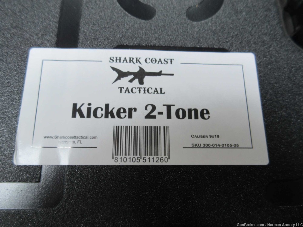 Shark Coast Tactical Glock 19 GEN5 MOS 3-15rd mags Kicker 2-tone threaded-img-9
