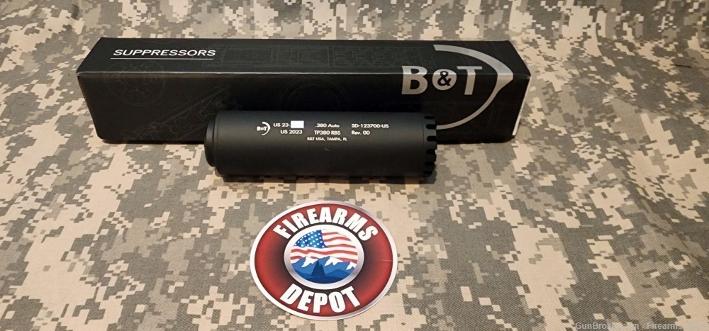 B&T TP380 TP-380 RBS Suppressor Silencer. 380 AUTO. Just released!-img-0