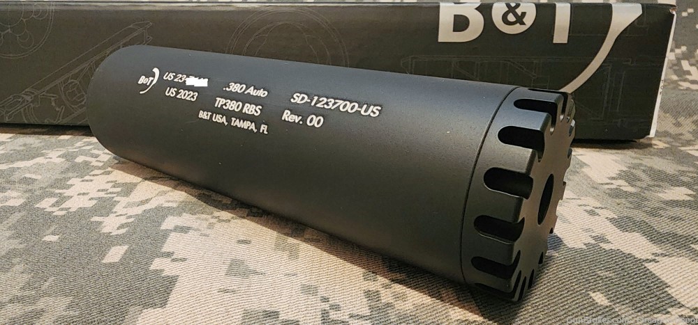 B&T TP380 TP-380 RBS Suppressor Silencer. 380 AUTO. Just released!-img-3