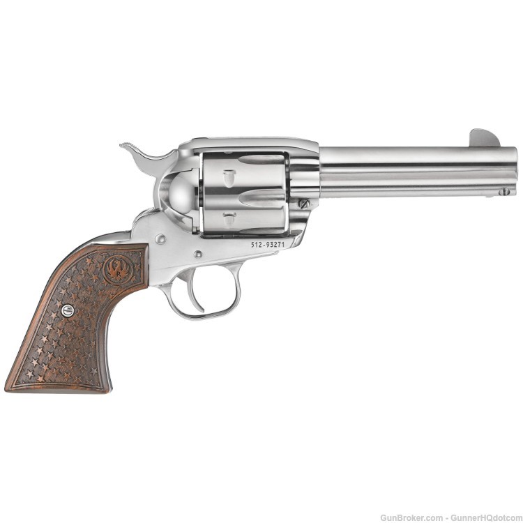 Ruger New Vaquero 45LC Talo Edition High Gloss Stainless -img-1
