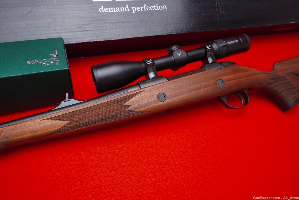 Desired Sako Model 85M Mannlicher Bolt Action Rifle 6.5X55 SE w/Swarovski-img-2