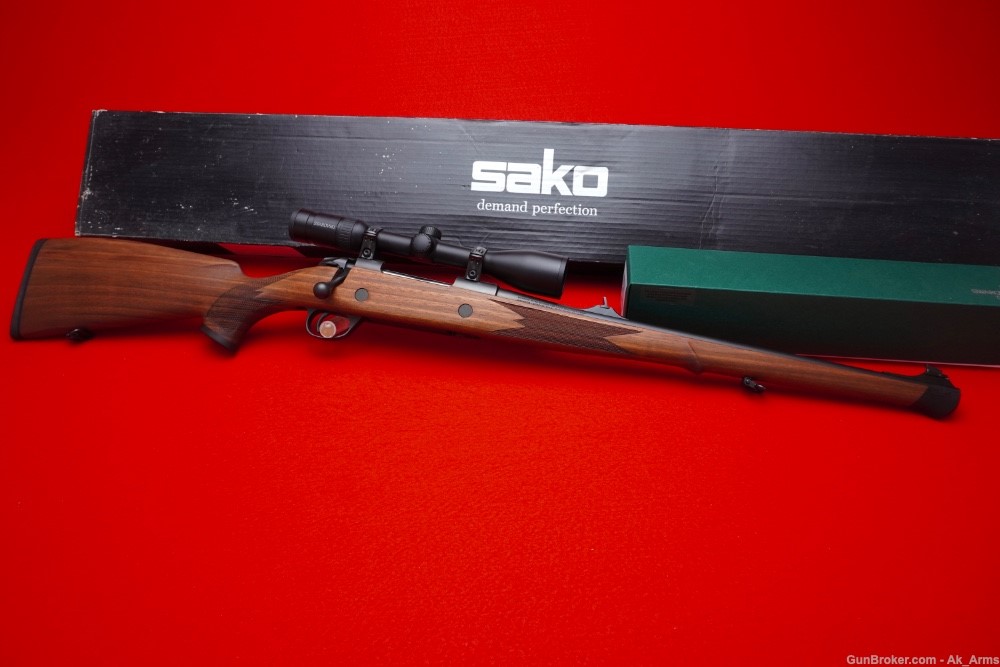 Desired Sako Model 85M Mannlicher Bolt Action Rifle 6.5X55 SE w/Swarovski-img-4
