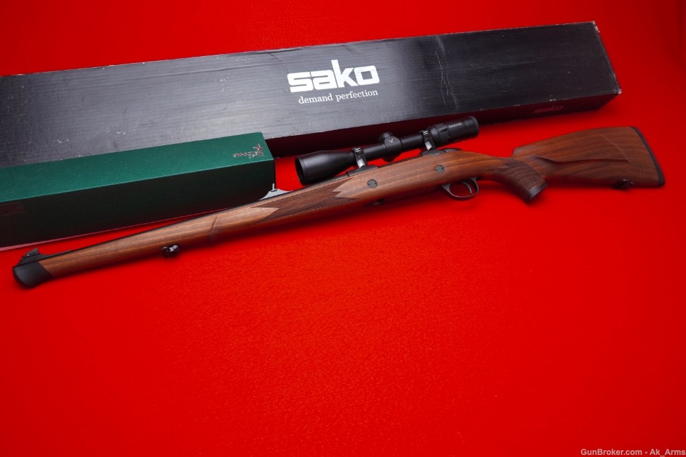Desired Sako Model 85M Mannlicher Bolt Action Rifle 6.5X55 SE w/Swarovski-img-0