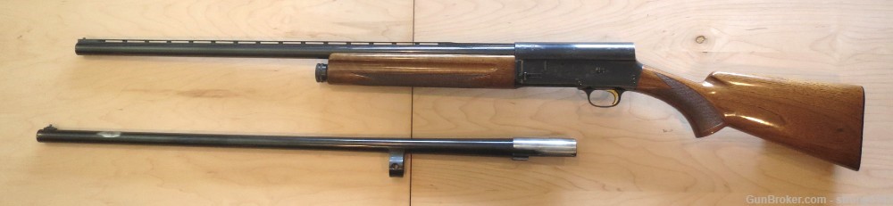1968 FN Browning Auto 5 Light Twelve 12 Gauge with Extra Barrel and Case-img-4