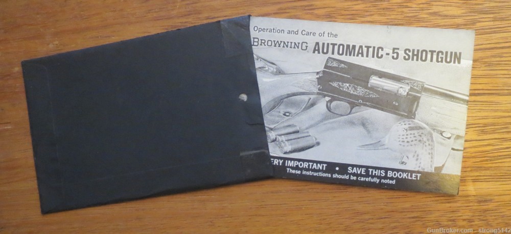 1968 FN Browning Auto 5 Light Twelve 12 Gauge with Extra Barrel and Case-img-23