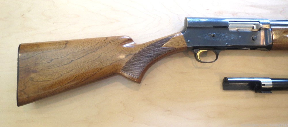 1968 FN Browning Auto 5 Light Twelve 12 Gauge with Extra Barrel and Case-img-3