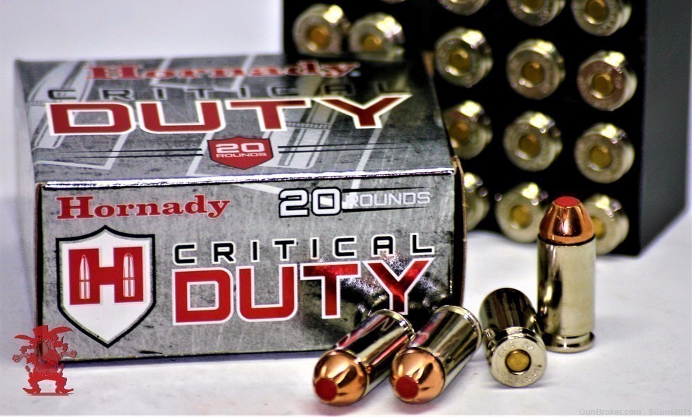 9 mm +P HORNADY LE Critical Duty® 9mm 124+P Grain FTX 25 Rounds-img-0