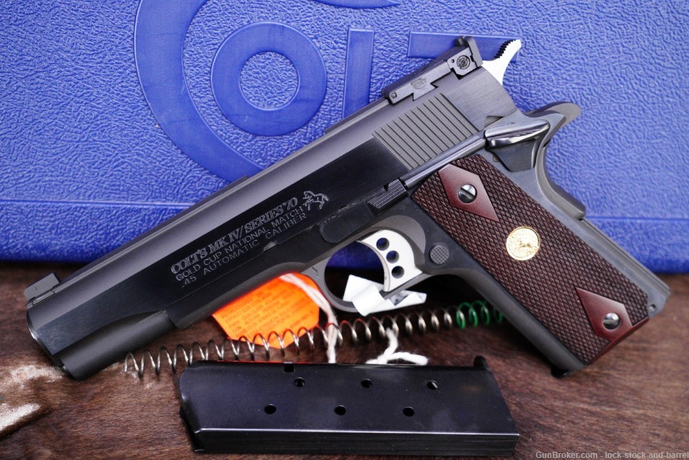 Colt Series 70 Gold Cup National Match O5870A1 .45 ACP 1911 Semi-Auto, C&R-img-3
