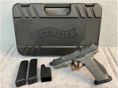 Walther PDP Full Size - 2877503 - 9MM Luger - Tungsten & Black - 18759