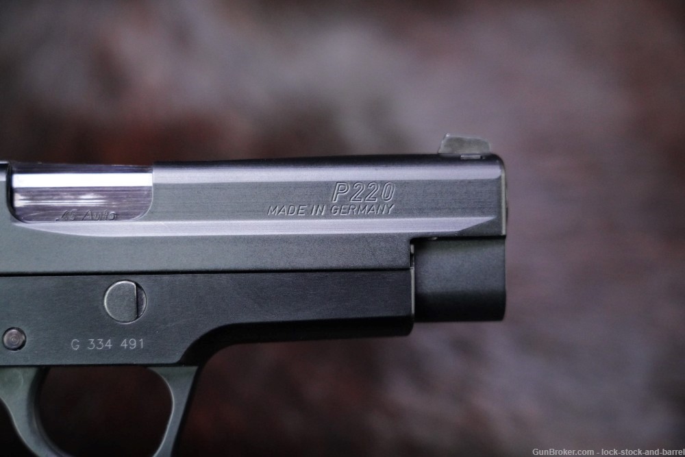 Sig Sauer Model P-220 P220 .45 ACP 4.4” Black Semi Auto Pistol, NO CA-img-9