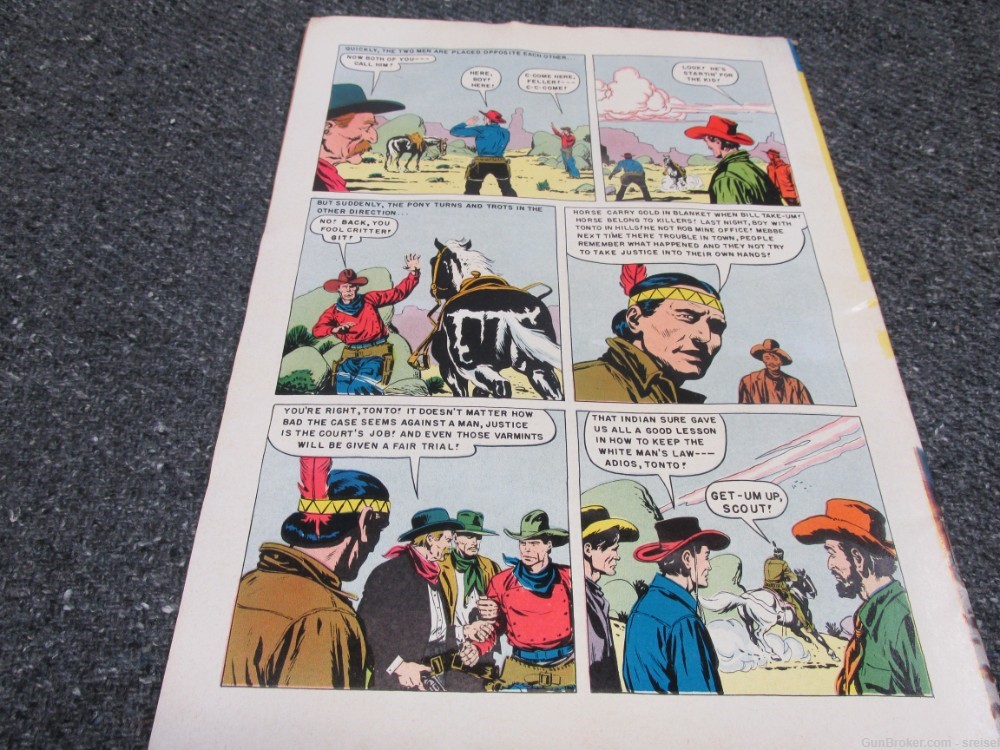FEBRUARY-APRIL1954  DATED THE LONE RANGER'S COMPANION "TONTO" COMIC BOOK-img-2
