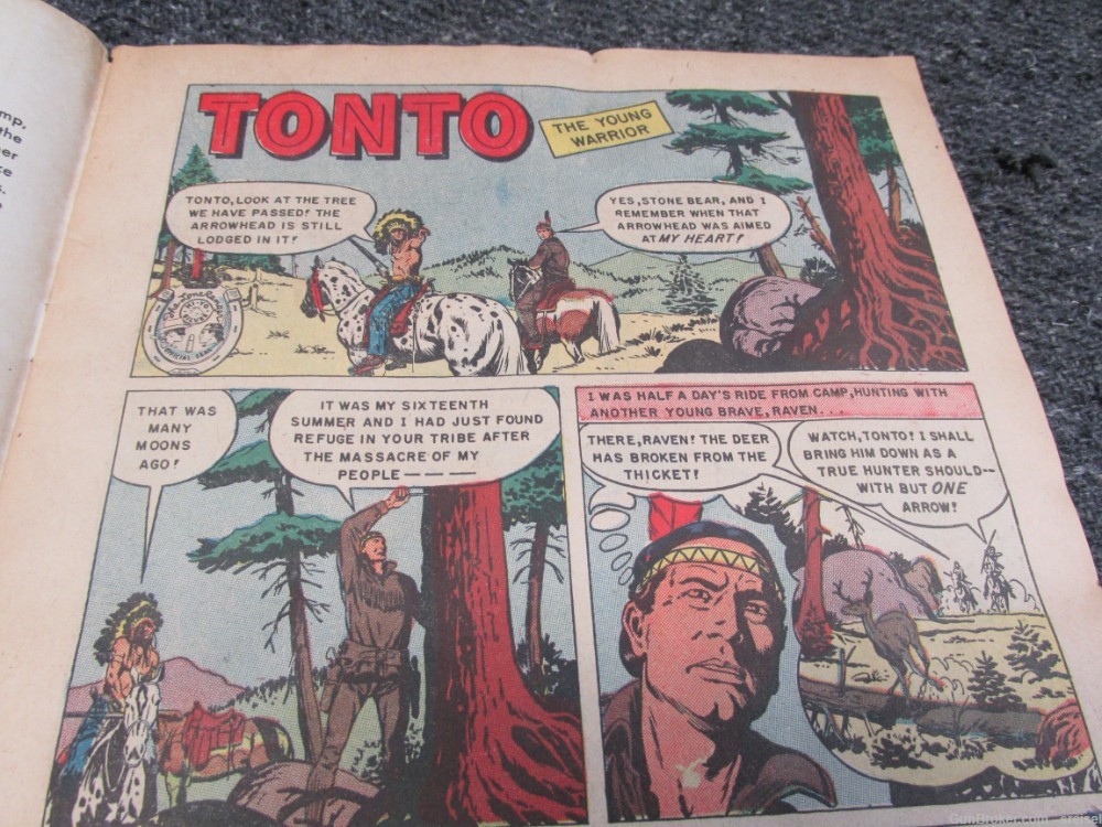 FEBRUARY-APRIL1954  DATED THE LONE RANGER'S COMPANION "TONTO" COMIC BOOK-img-4