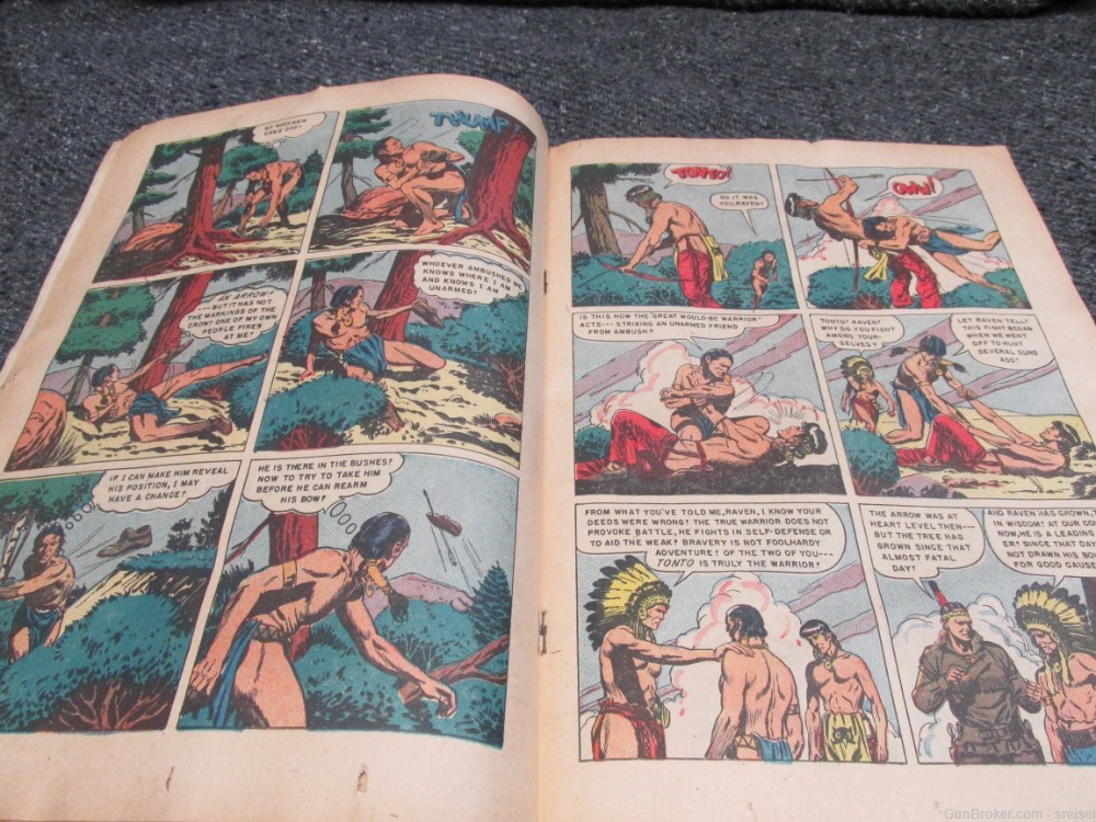 FEBRUARY-APRIL1954  DATED THE LONE RANGER'S COMPANION "TONTO" COMIC BOOK-img-8