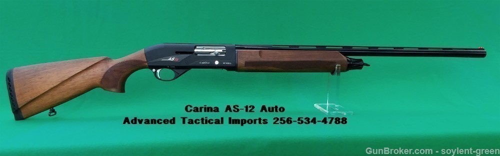 Carina AS12 AUTO Shotgun (NIB) 28" Vented bbl, 3",Walnut, Chokes, (WE SHIP)-img-10
