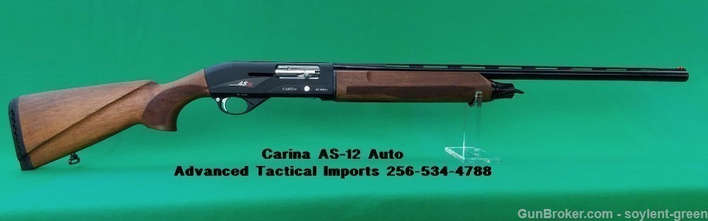Carina AS12 AUTO Shotgun (NIB) 28" Vented bbl, 3",Walnut, Chokes, (WE SHIP)-img-7