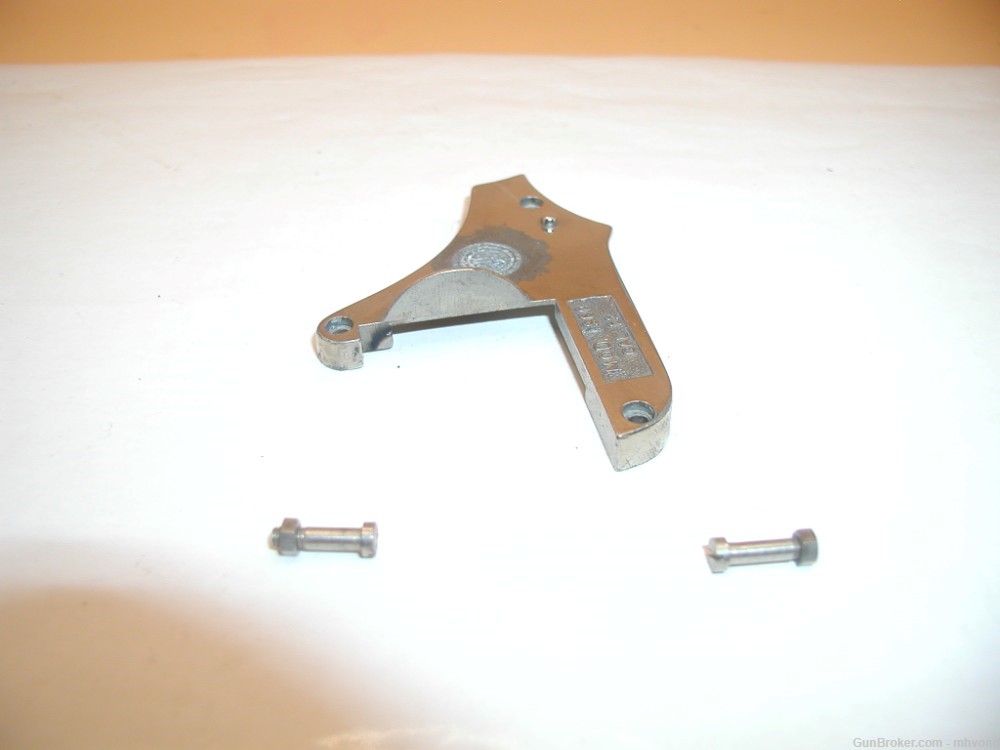 EIG 1960 Starter Pistol Cal .22 Sideplate and two Screws w/ Nuts-img-1