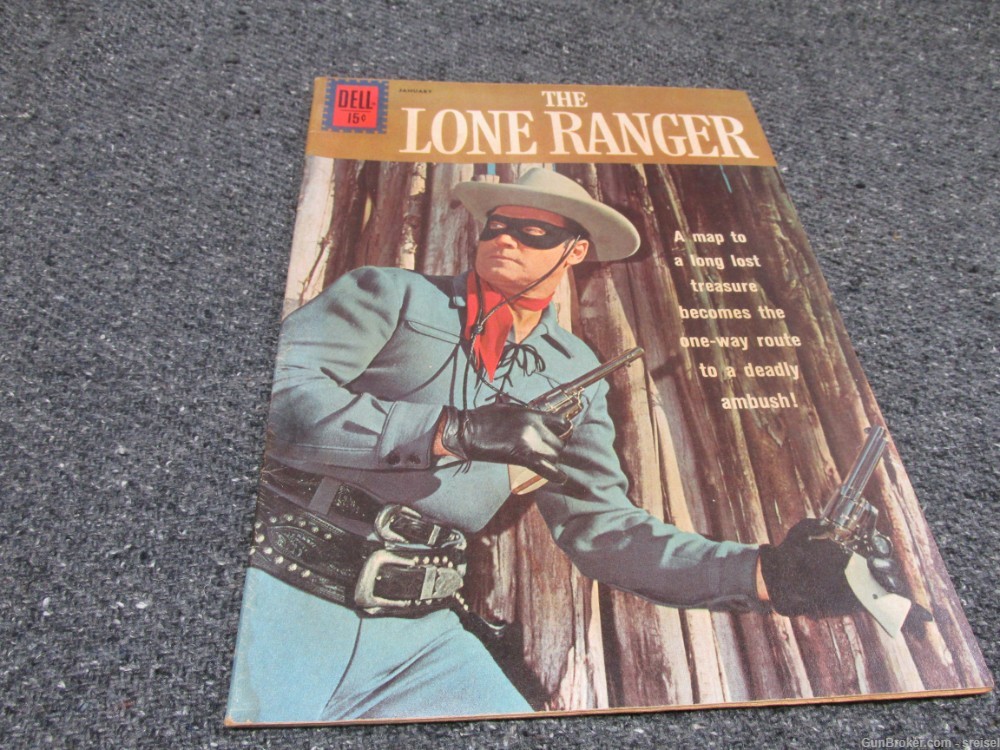 DECEMBER-JANUARY 1962 DATED THE LONE RANGER COMIC BOOK-img-0