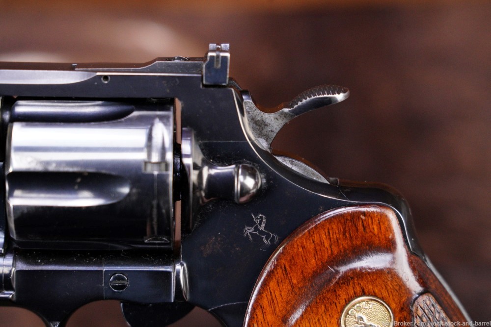 Colt Python .357 Magnum SA/DA Blue 4" Revolver, MFD 1967 C&R-img-10