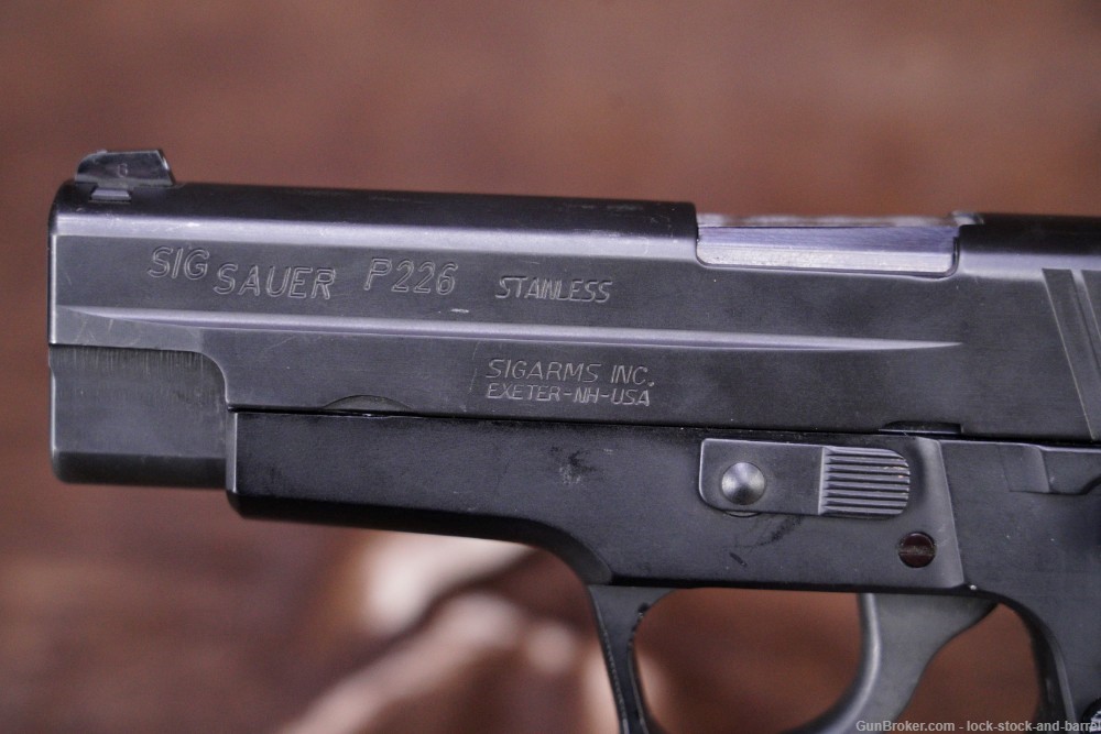 Sig Sauer Model P-226 P226 .40 S&W Semi Auto Pistol, Circa 2000s NO CA-img-9