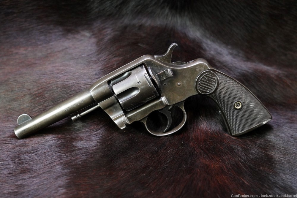 Colt Model New Navy .41 Long/Short 4 1/2” Double Action Revolver, 1899 C&R-img-3