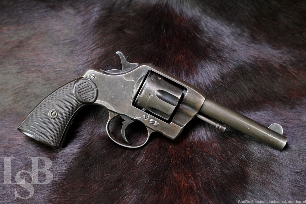 Colt Model New Navy .41 Long/Short 4 1/2” Double Action Revolver, 1899 C&R-img-0