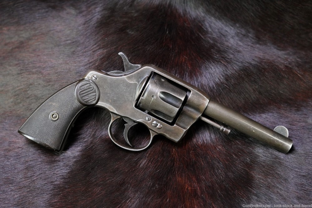 Colt Model New Navy .41 Long/Short 4 1/2” Double Action Revolver, 1899 C&R-img-2