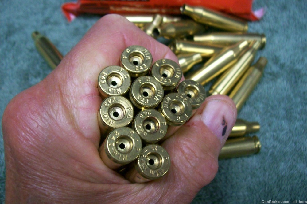 243 Win New & 1X Fired Brass Last I Have-img-3
