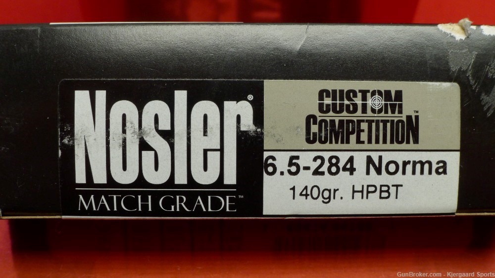 6.5-284 Norma Nosler Custom Competition 140gr BTHP 20rd-img-0