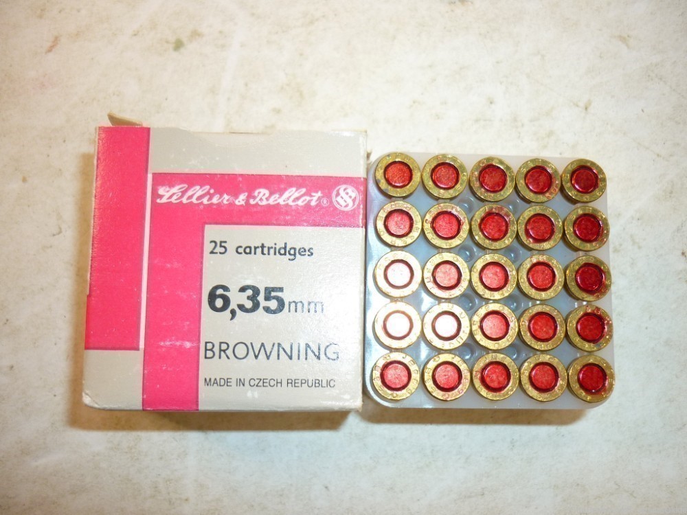 25rd - 25 ACP - Sellier & Bellot - 50gr FMJ - 6.35 Browning-img-5