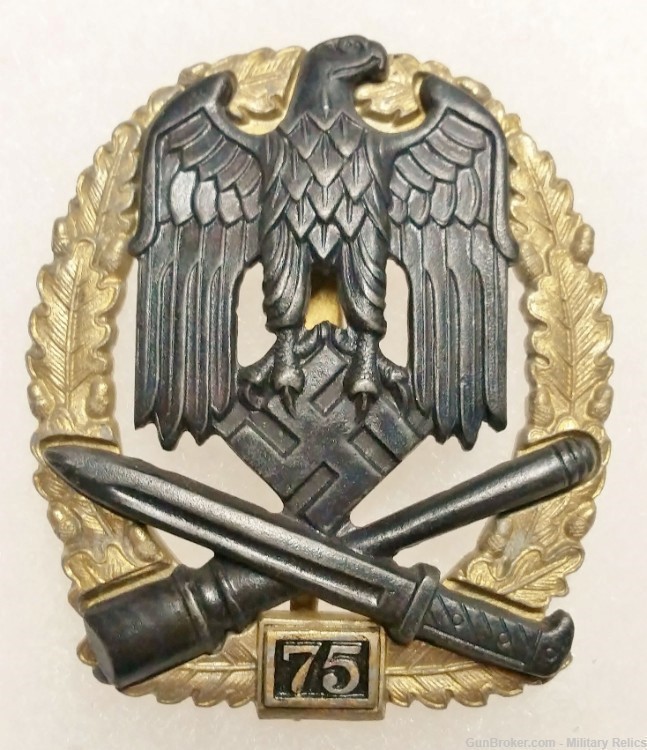 WWII GERMAN  GENERAL ASSAULT BADGE - SPECIAL GRADE 75-img-0