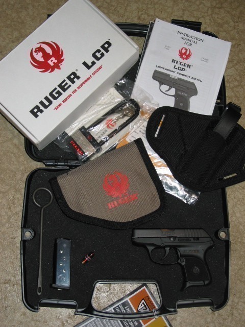Ruger LCP .380ACP Pistol-NIB-Complete Package!-img-0