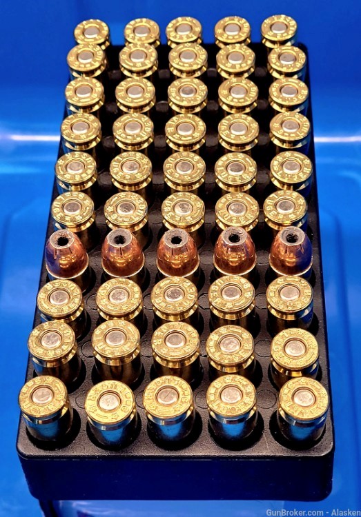 150 rounds of 9mm 115 grain JHP NOSLER SPORTING HANDGUN ammo-img-1