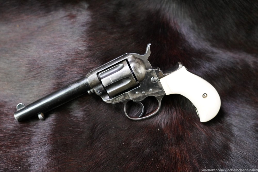 Colt Model 1877 Thunderer .41 LC Double Action Revolver, MFD 1888 Antique-img-2