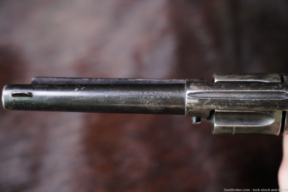 Colt Model 1877 Thunderer .41 LC Double Action Revolver, MFD 1888 Antique-img-13