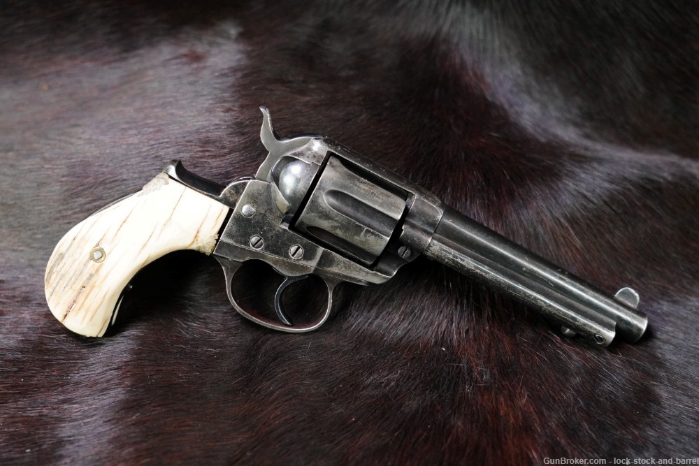 Colt Model 1877 Thunderer .41 LC Double Action Revolver, MFD 1888 Antique-img-9