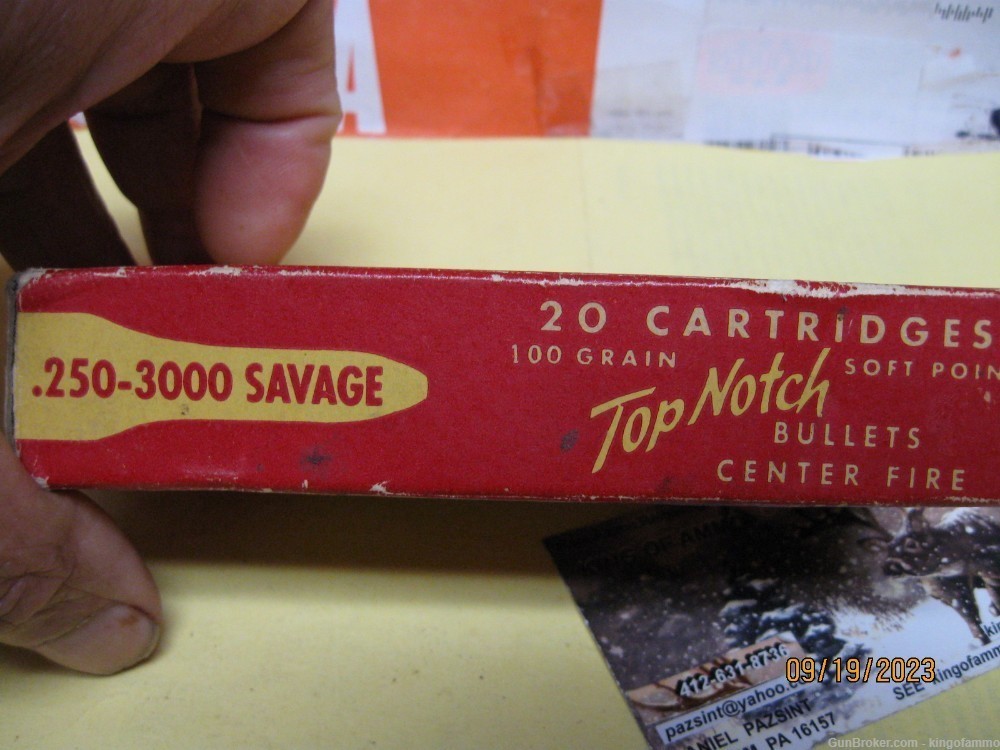 Rare now 250 Savage Classic Red Indian Vintage Bx; more 250-3000 ammo Avail-img-8
