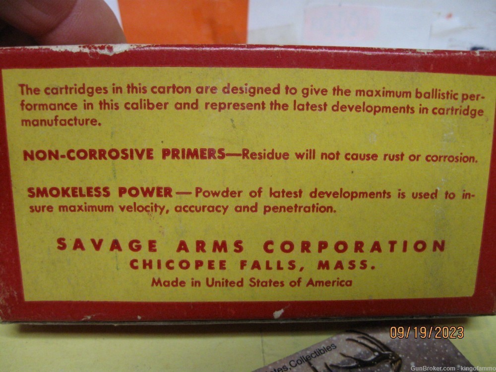 Rare now 250 Savage Classic Red Indian Vintage Bx; more 250-3000 ammo Avail-img-4