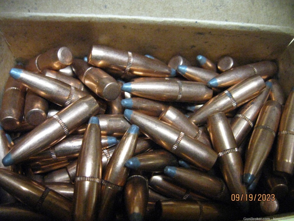 100 pc 117 gr .257 Hornady SPBT Interlock Bullets bx # 2552; more available-img-2